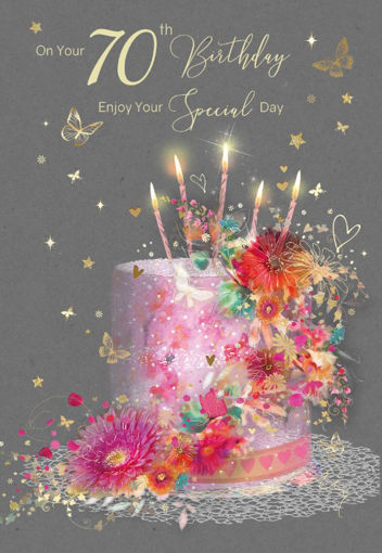 Picture of 70TH BIRTHDAY CARD